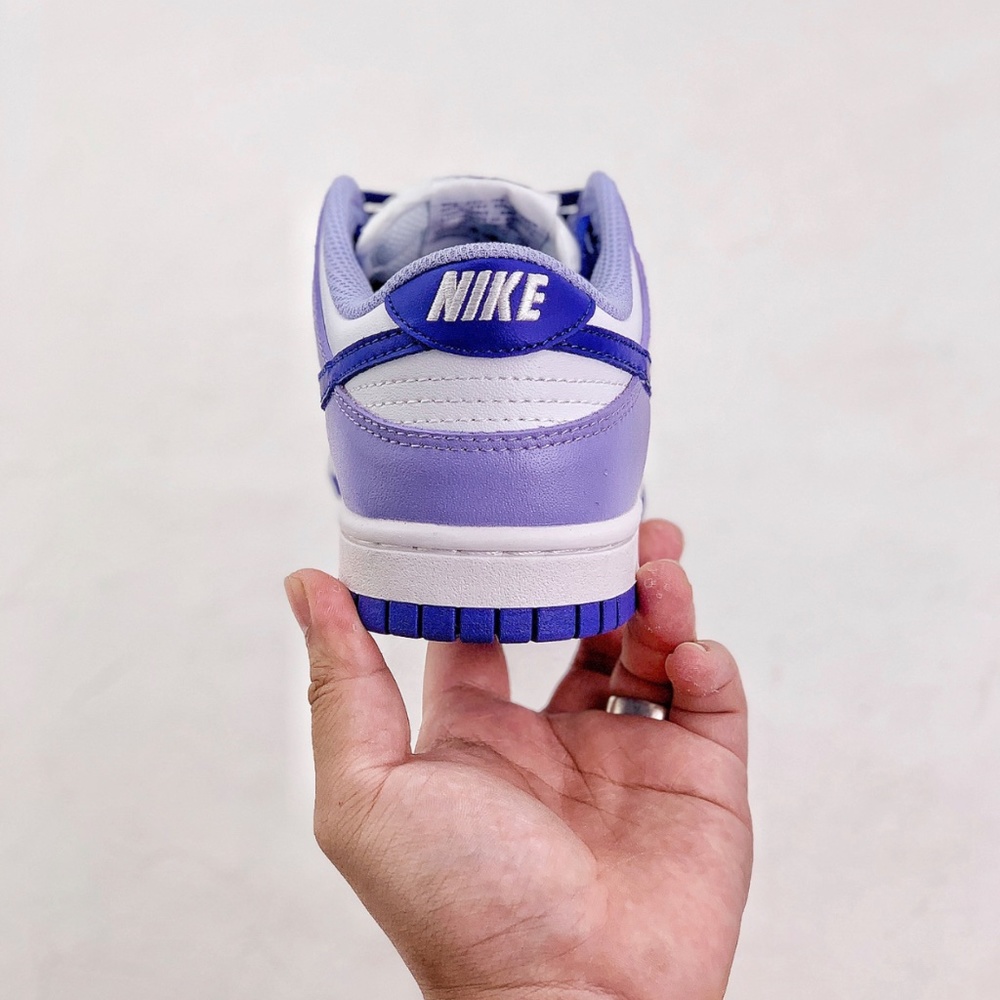 Nike Women's Low Top Athletic Sneakers in White and Purple - Picture 6 of 6
